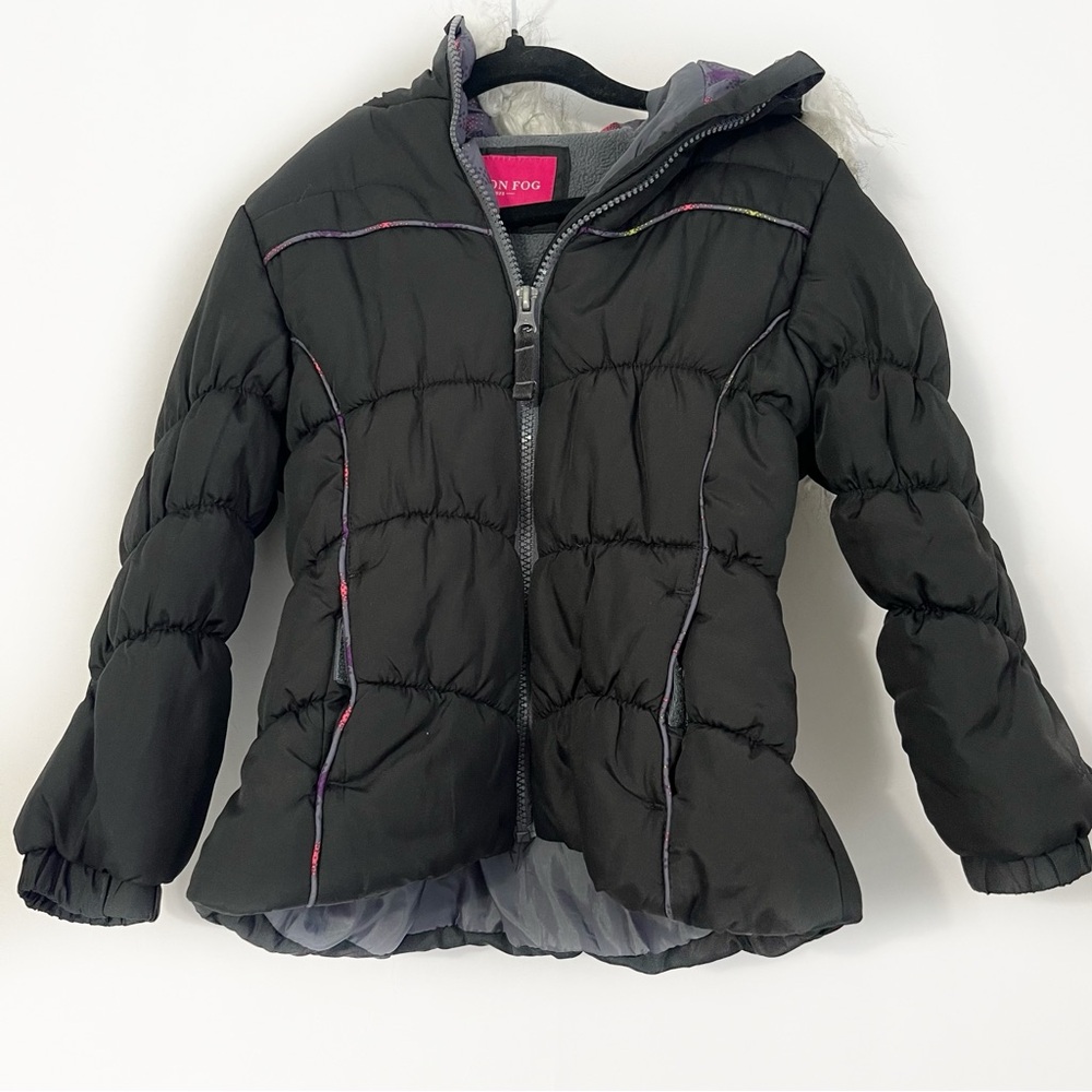 London Fog Girl’s Hooded Coat Size 5-6